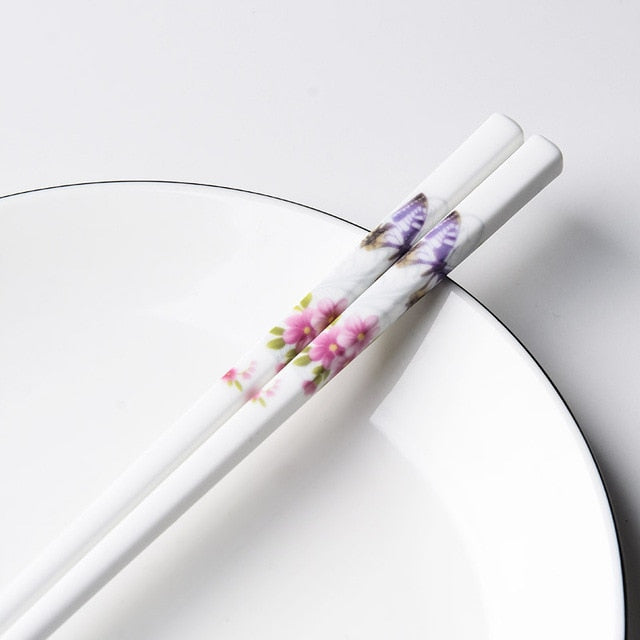 Porcelain Chopsticks Shiretoko (14 Models 10 Pairs) Osaka Street Market