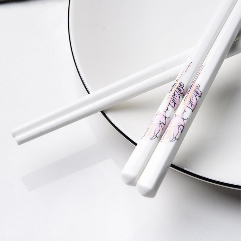 Porcelain Chopsticks Shiretoko (14 Models 10 Pairs) Osaka Street Market