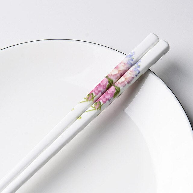 Porcelain Chopsticks Shiretoko (14 Models 10 Pairs) Osaka Street Market