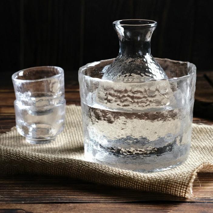 Sake Bottle, Cup or Warmer/Cooler Azumabashi (2 Colors) Osaka Street Market