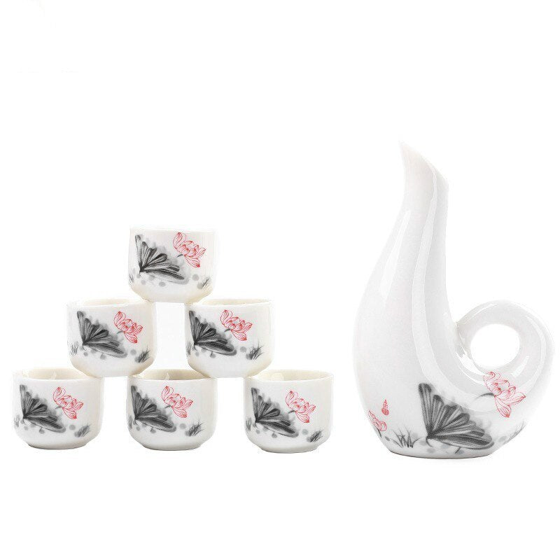 Sake Set Aokigahara (5 Colors) Osaka Street Market