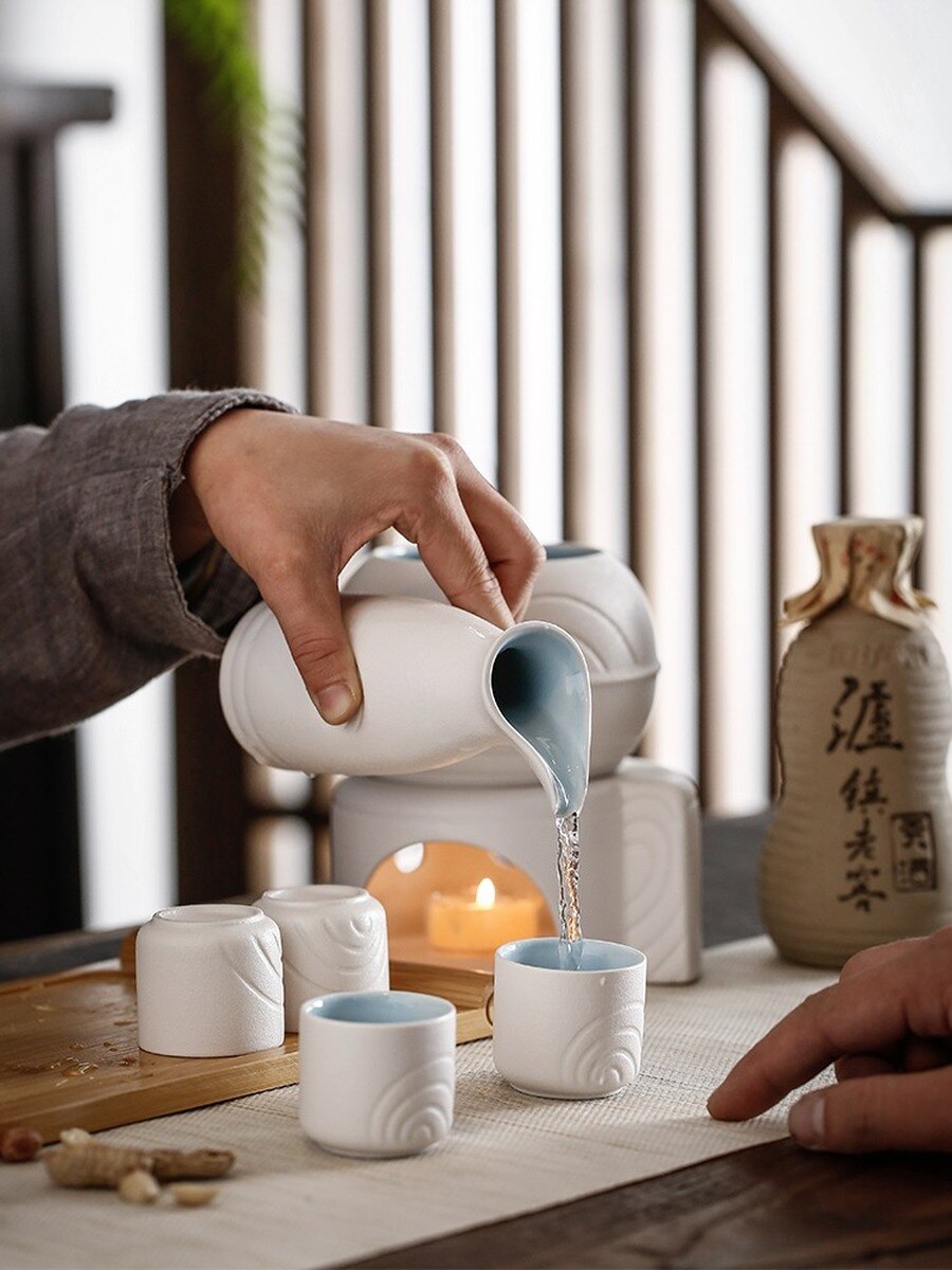 Sake Set Ishikari (2 Colors) Osaka Street Market