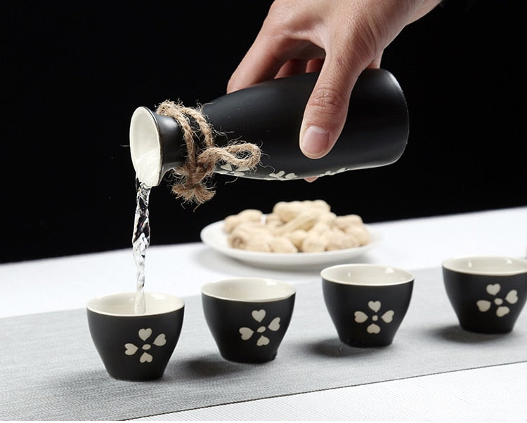 Sake Set Kaikoma (5 Colors) Osaka Street Market