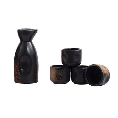 Sake Set Kaya (3 Colors and 12 Sets) Osaka Street Market