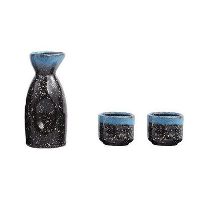 Sake Set Kaya (3 Colors and 12 Sets) Osaka Street Market