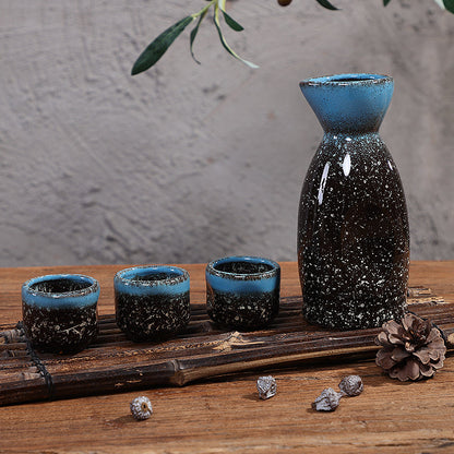 Sake Set Kaya (3 Colors and 12 Sets) Osaka Street Market