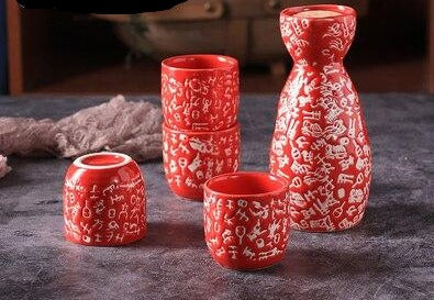 Sake Set Tsuga (11 Colors) Osaka Street Market