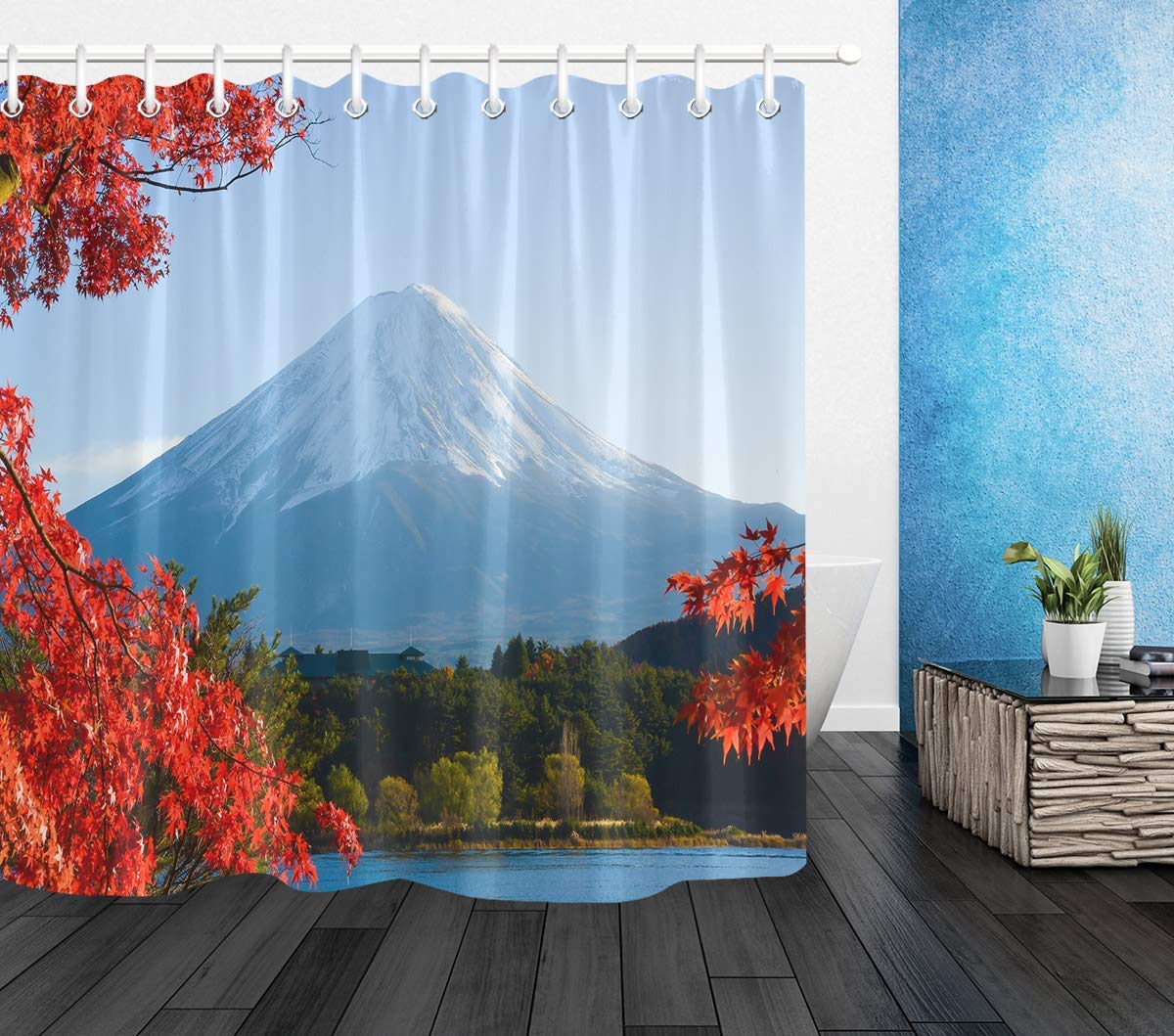 Shower Curtain Fuji Mount II (6 Sizes) Osaka Street Market