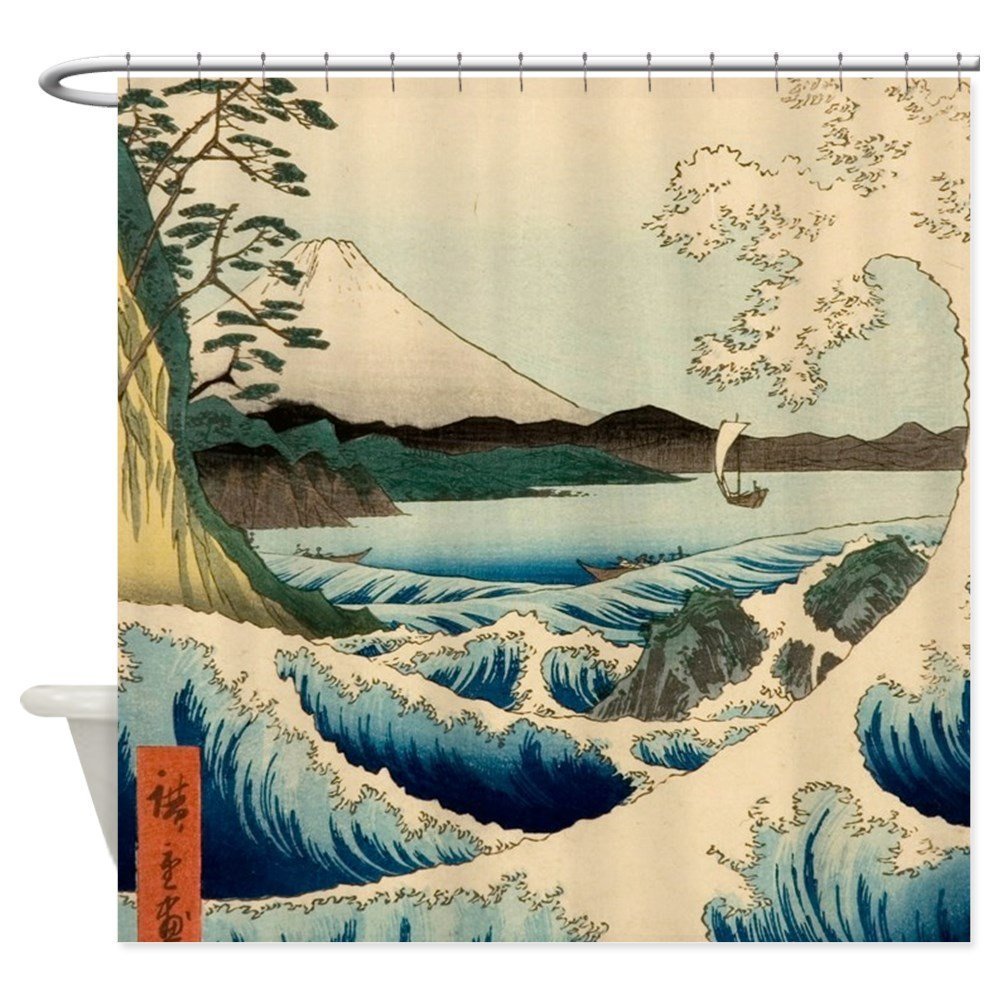 Shower Curtain Handicraft (4 Sizes) Osaka Street Market