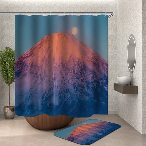 Shower Curtain Mount Fuji (5 Sizes) Osaka Street Market