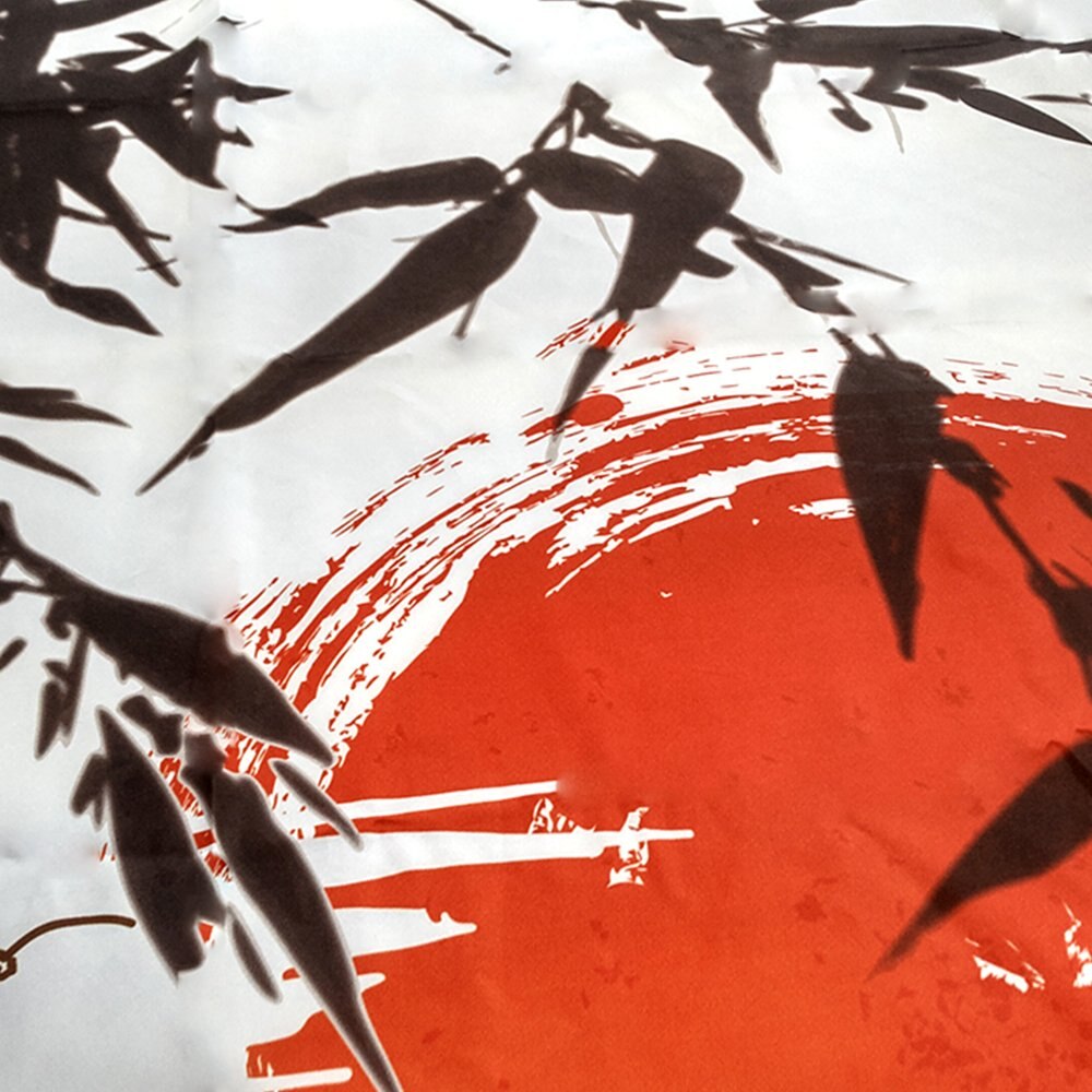 Shower Curtain Rising Sun (5 Sizes) Osaka Street Market