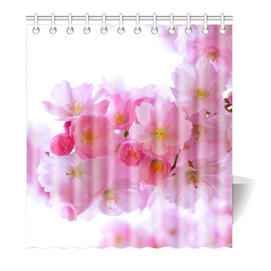 Shower Curtain Sakura Flowers (6 Sizes) Osaka Street Market