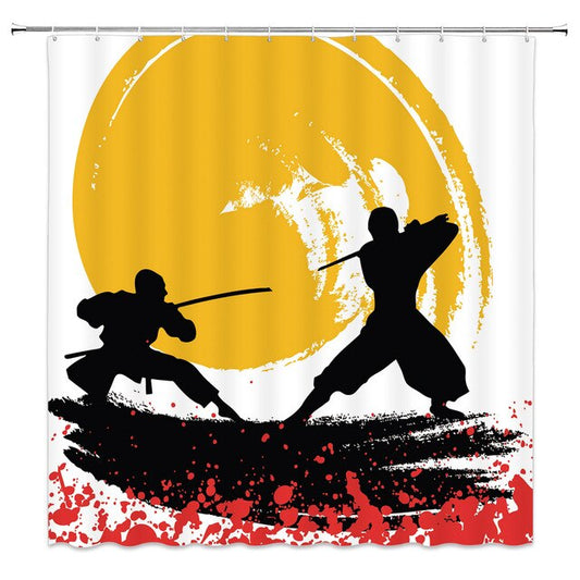 Shower Curtain Samurai (4 Sizes) Osaka Street Market