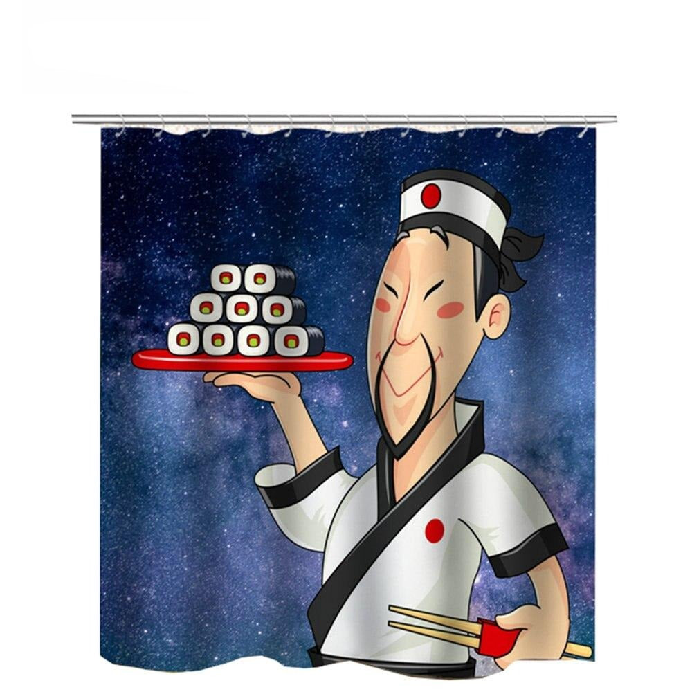 Shower Curtain Sushi (5 Sizes) Osaka Street Market