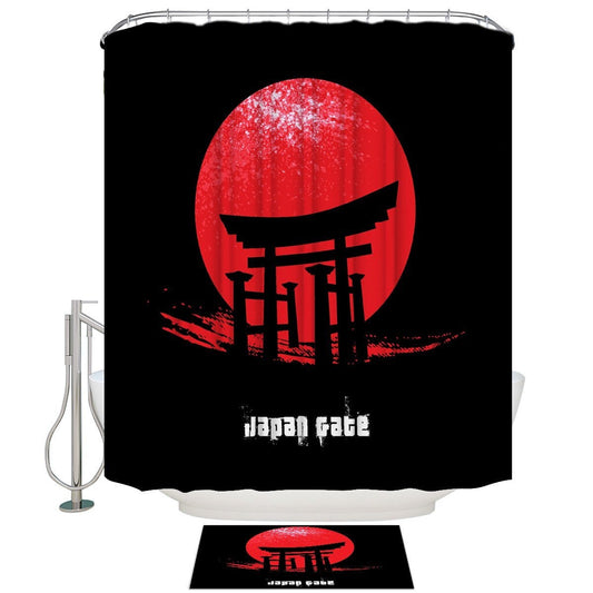 Shower Curtain Tori II (10 Sizes) Osaka Street Market