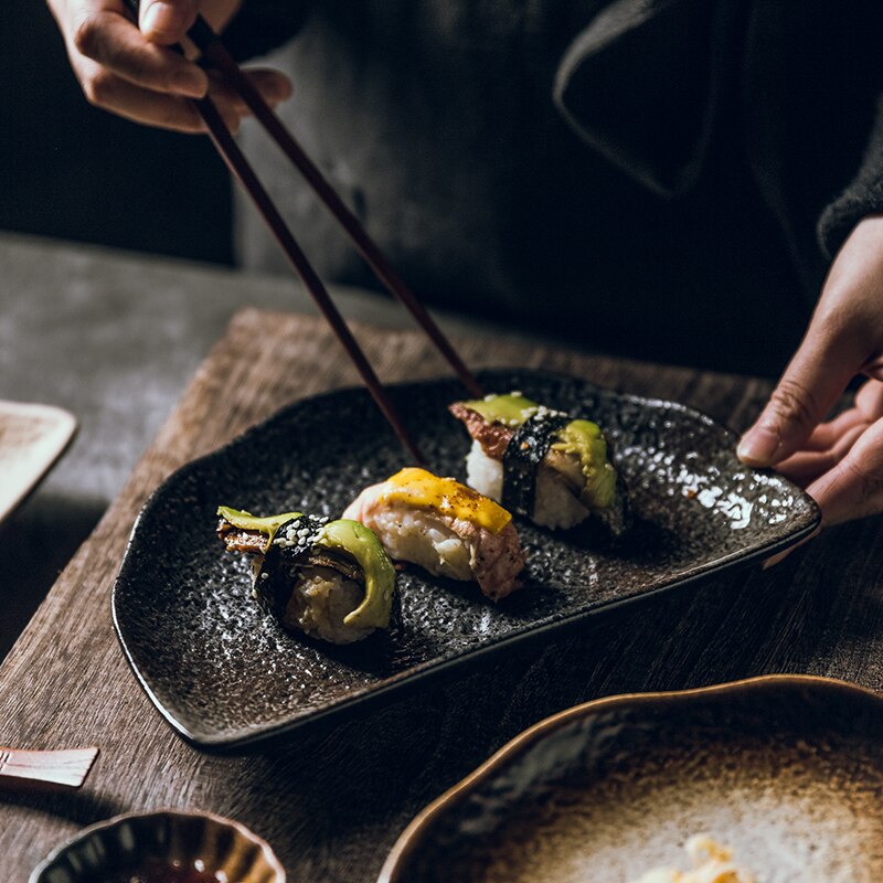 Sushi Plate Midosuji Osaka Street Market