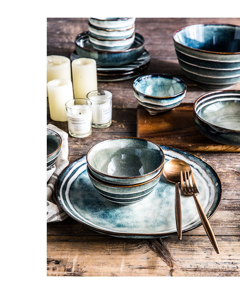 Tableware Fukutoshin (4 Sets) Osaka Street Market