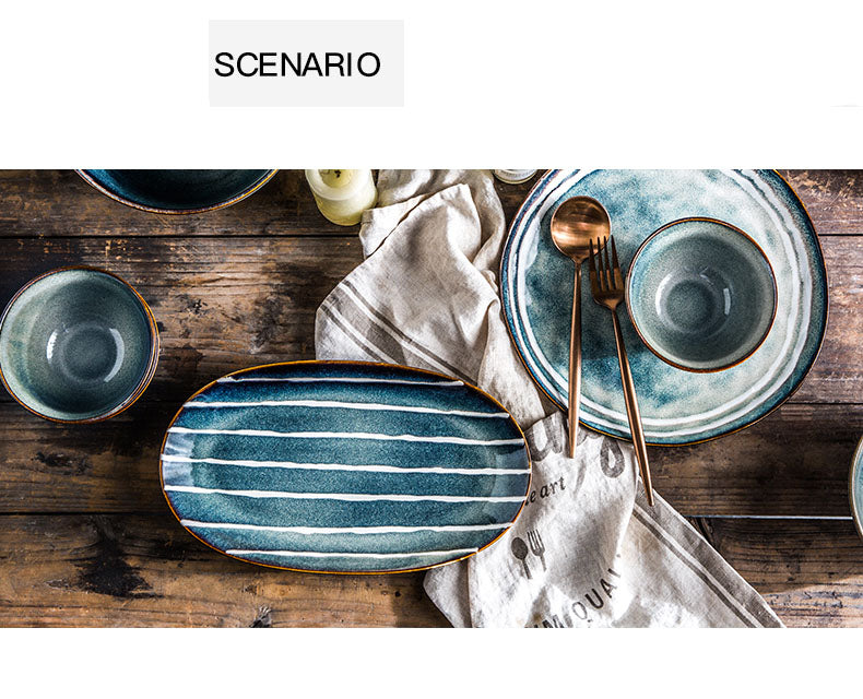 Tableware Fukutoshin (4 Sets) Osaka Street Market