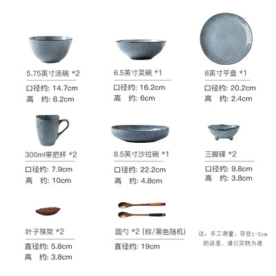 Tableware Onsen (5 Sets) Osaka Street Market