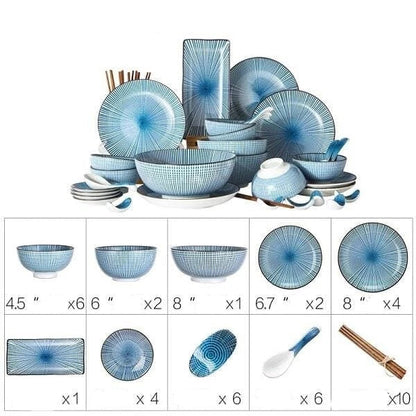 Tableware for 6 people Aki Osaka Street Market