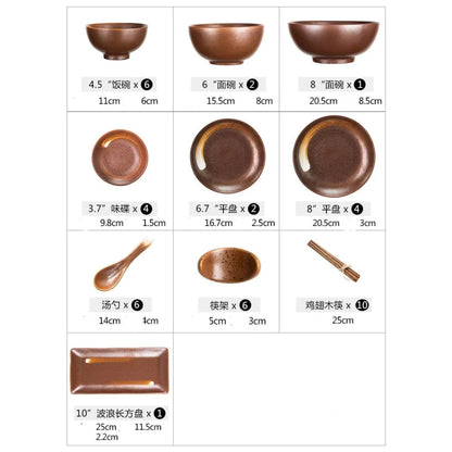 Tableware for 6 people Hotaru Osaka Street Market