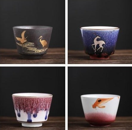 Tea Cup Set Midori Osaka Street Market