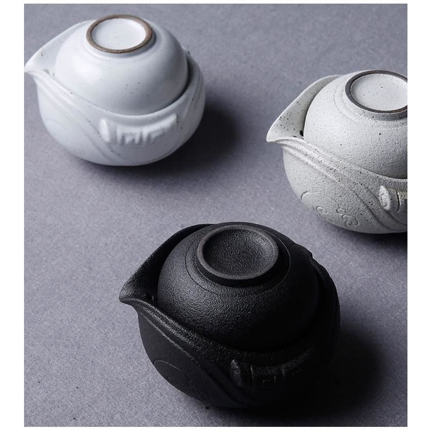 Tea Pot and Tea Cup Set Nanporo (2 Colors) Osaka Street Market