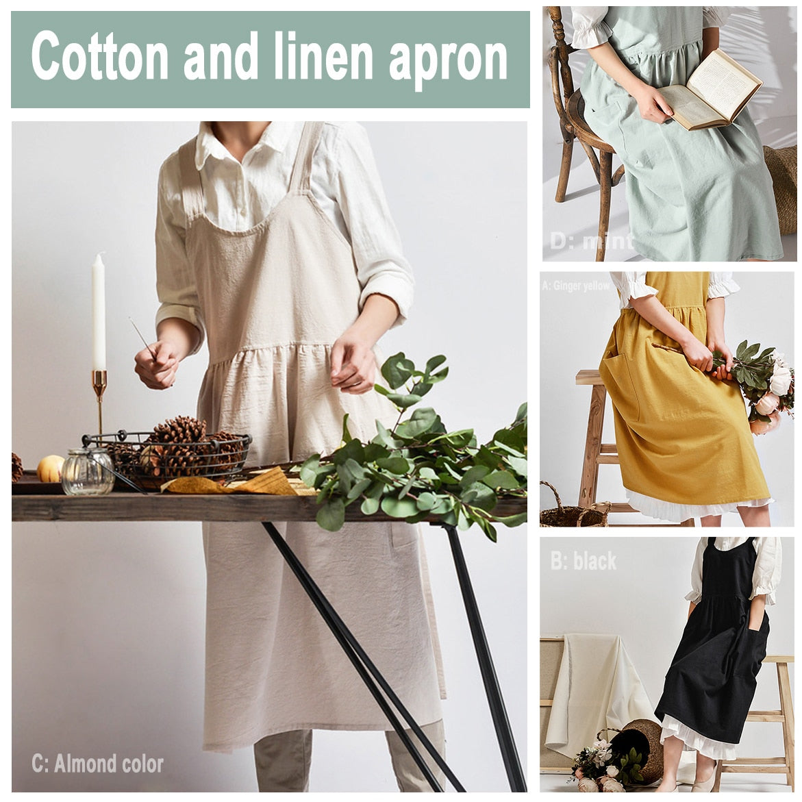 Woman Apron Hokkaido (4 Colors) Osaka Street Market